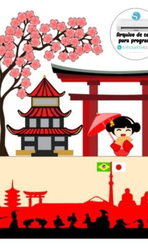 Arquivo de Corte Topo de Bolo Japão