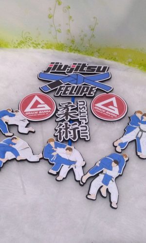 Arquivo de Corte Topo de Bolo Jiu Jitsu 01 (Studio)