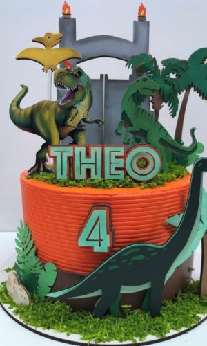 Arquivo de Corte Topo de Bolo Jurassic Park Csv182