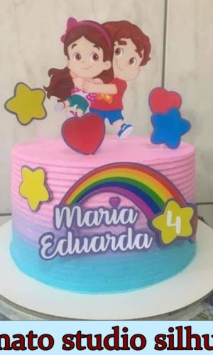 Arquivo de Corte Topo de Bolo maria clara e jp COD: 922