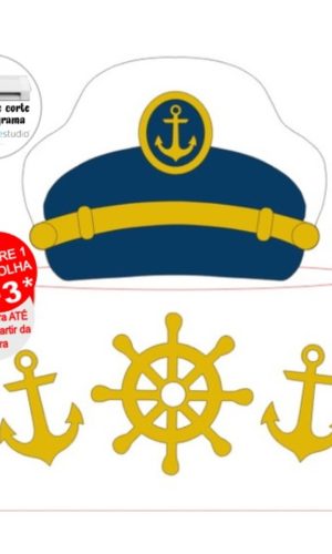 Arquivo de Corte Topo de Bolo Marinheiro