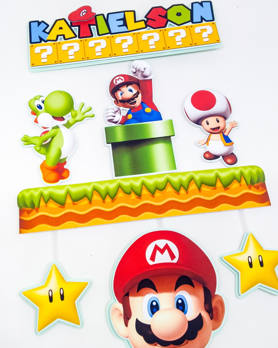 Arquivo de Corte Topo de Bolo Mario 9
