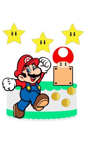 Arquivo de Corte Topo de Bolo Mario