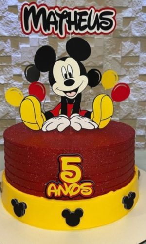 Arquivo de corte topo de bolo Mickey