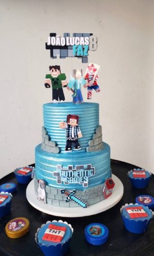 Arquivo de Corte Topo de Bolo Minecraft