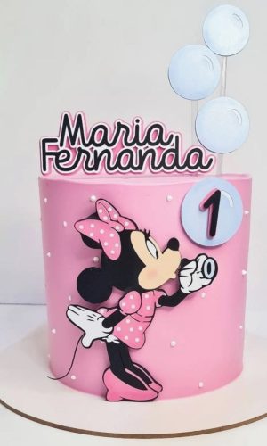 Arquivo De Corte Topo De Bolo Minnie Em Camadas 1412