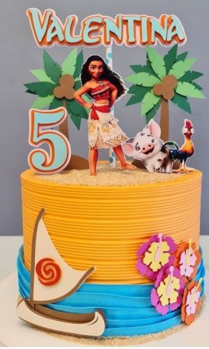 Arquivo de Corte Topo de Bolo Moana #1