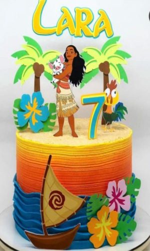 Arquivo de Corte Topo de Bolo Moana #2734 Studio