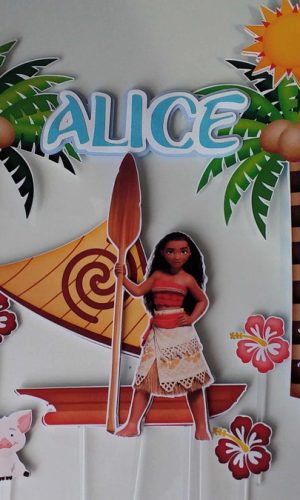 Arquivo de Corte - Topo de Bolo Moana