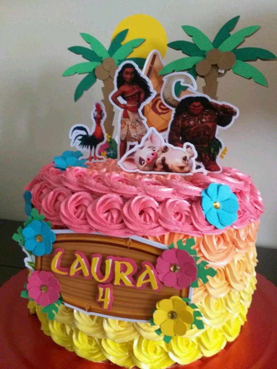 Arquivo de corte Topo de bolo Moana