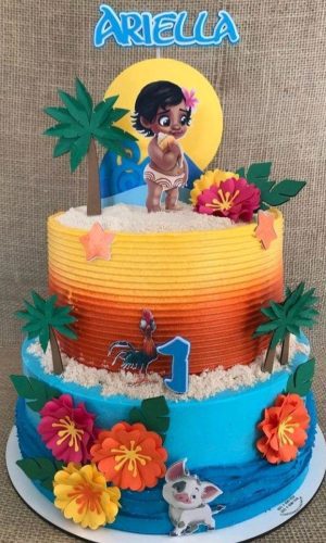 ARQUIVO DE CORTE TOPO DE BOLO MOANA BABY STUDIO 76