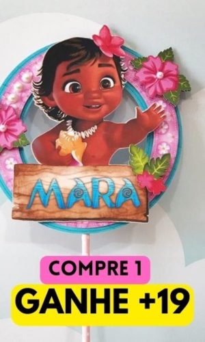 Arquivo de Corte Topo de Bolo Moana Baby