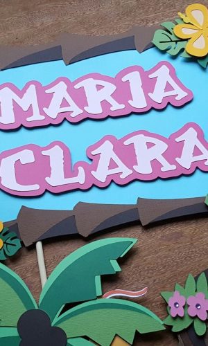 Arquivo de corte Topo de Bolo Moana - COD.: 642