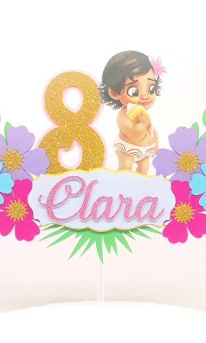 Arquivo De Corte Topo De Bolo Moana Baby