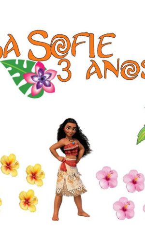 Arquivo de Corte : Topo de Bolo Moana - Studio.