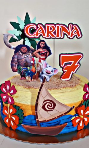 Arquivo de corte Topo de Bolo Moana