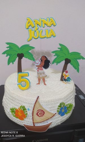 Arquivo de Corte - Topo de Bolo Moana