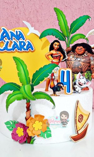 Arquivo de Corte Topo de Bolo Moana