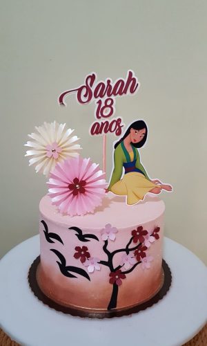 ARQUIVO DE CORTE TOPO DE BOLO MULAN