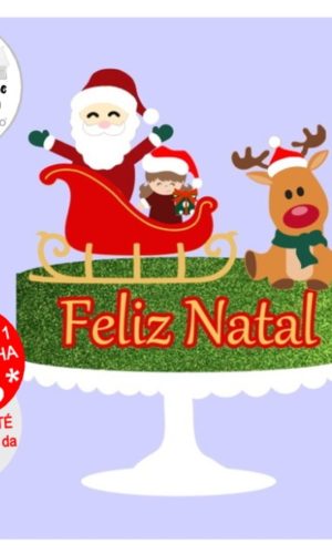 Arquivo de Corte Topo de Bolo Natal