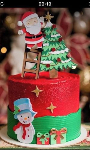 Arquivo de Corte Topo de Bolo Natal