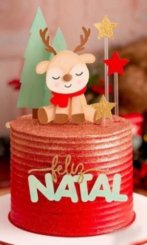 Arquivo de Corte Topo de Bolo Natal Studio