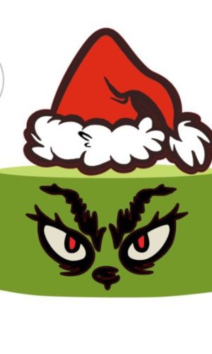 Arquivo de corte topo de bolo O Grinch