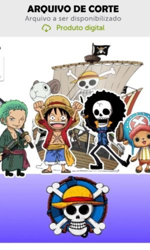 Arquivo de Corte Topo de Bolo One Piece