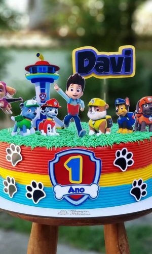 ARQUIVO DE CORTE TOPO DE BOLO PATRULHA CANINA