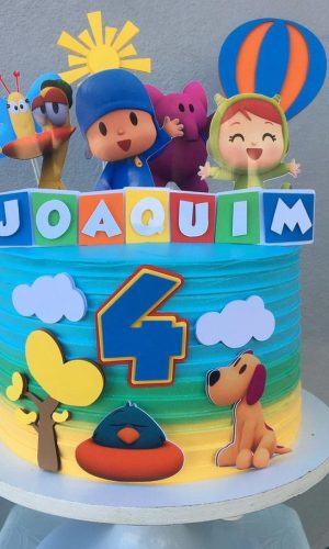 Arquivo de Corte Topo de Bolo Pocoyo