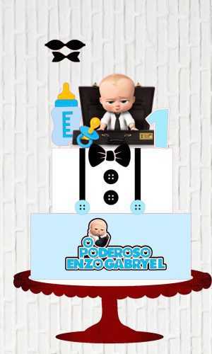 Arquivo de Corte Topo de Bolo Poderoso Chefinho Camadas
