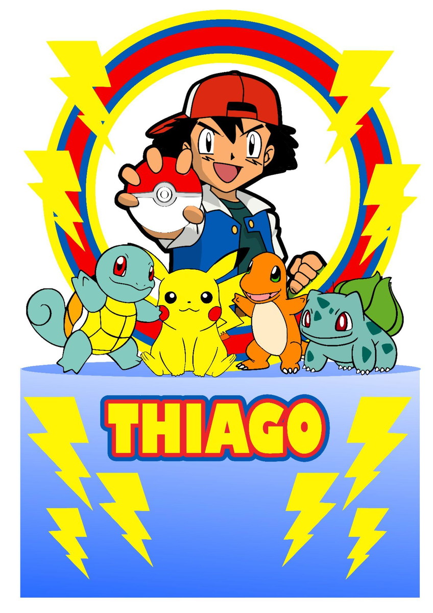 Arquivo de Corte Topo de Bolo Pokémon 03