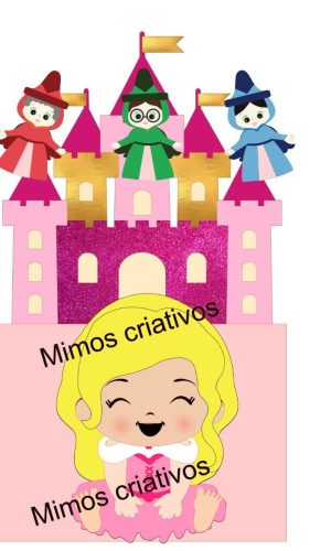 Arquivo De Corte Topo De Bolo Princesa Aurora