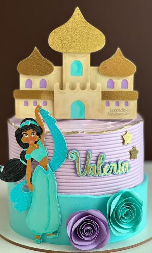 Arquivo de Corte: Topo de Bolo Princesa Jasmine 006