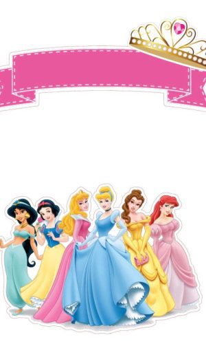 Arquivo de corte Topo de bolo princesa