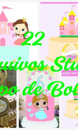ARQUIVO DE CORTE TOPO DE BOLO - PRINCESA- REALEZA