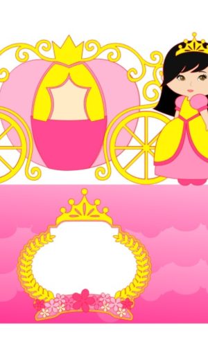 Arquivo de Corte Topo de Bolo Princesa - Realeza