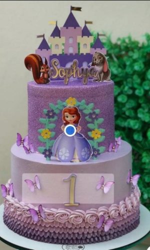 Arquivo de Corte Topo de Bolo Princesa Sofia # 1700 Studio