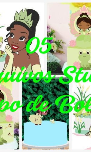 Arquivo de Corte Topo de Bolo - Princesa Tiana