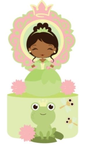 Arquivo de corte Topo de Bolo Princesa Tiana CAMADAS #2050