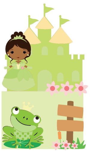 ARQUIVO DE CORTE TOPO DE BOLO PRINCESA Tiana