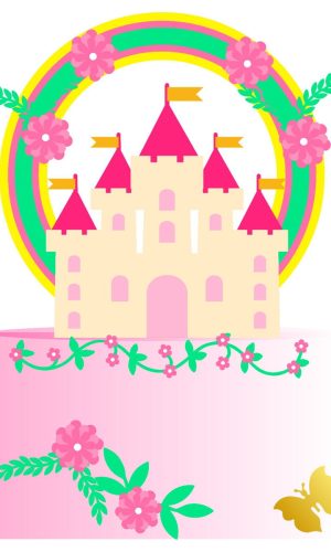 Arquivo de Corte Topo de Bolo Princesas 05