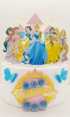Arquivo De Corte Topo De Bolo Princesas 3 Studio