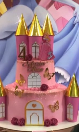 Arquivo de corte topo de bolo princesas