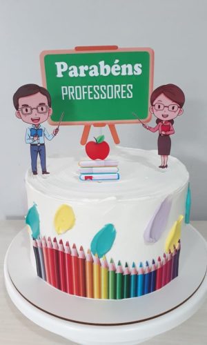 Arquivo de Corte Topo de Bolo Professores