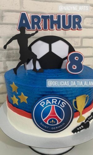 Arquivo de corte Topo de Bolo PSG