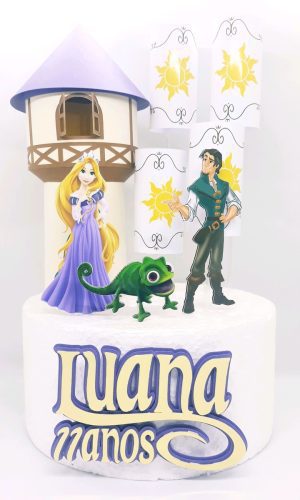 Arquivo De Corte Topo De Bolo Rapunzel