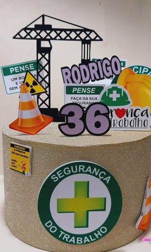 Arquivo de Corte Topo de Bolo Segurança do Trabalho