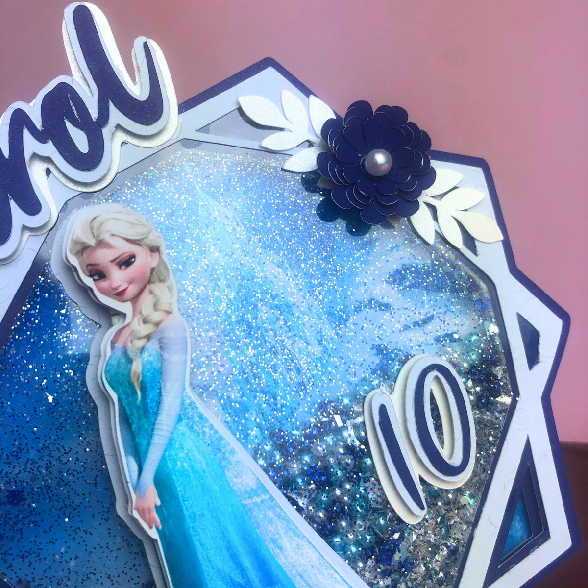 Arquivo de Corte Topo de Bolo Shaker Frozen - Imagem 3