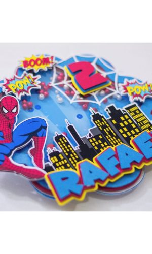 Arquivo de Corte Topo de Bolo Shaker Homem Aranha